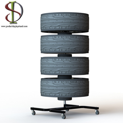 Garage che rotola lo scaffale di immagazzinaggio delle gomme dell'OEM per la fabbrica di riparazione dell'automobile
